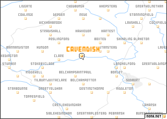 map of Cavendish
