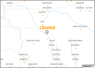 map of Cavunge