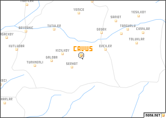 map of Çavuş