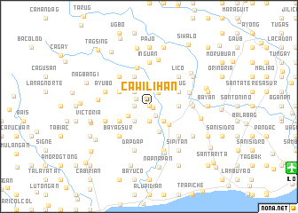 map of Cawilihan