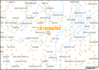 map of Cayambanan