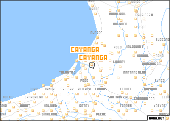 map of Cayanga