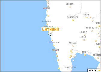 map of Cayawan