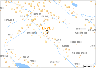 map of Cayco