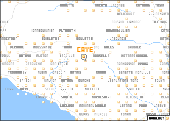 map of Caye