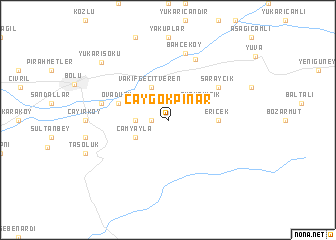 map of Çaygökpınar