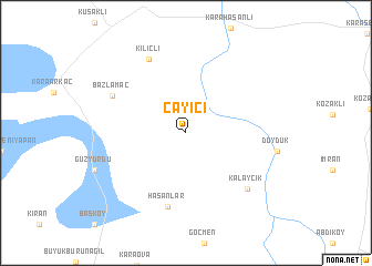 map of Çayiçi