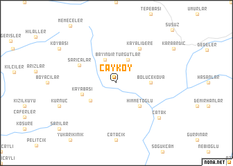 map of Çayköy