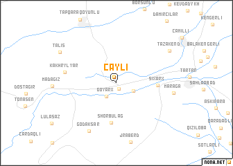 map of Çaylı