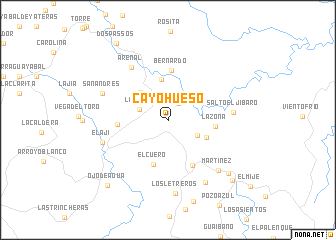 map of Cayo Hueso