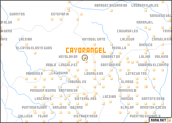 map of Cayo Rangel