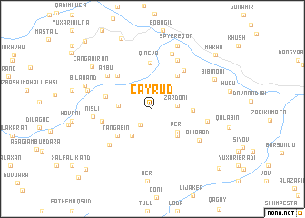 map of Çayrud