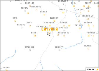 map of Çayyaka