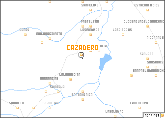 map of Cazadero