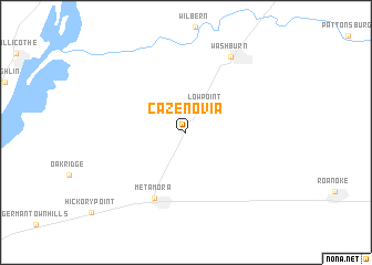 map of Cazenovia