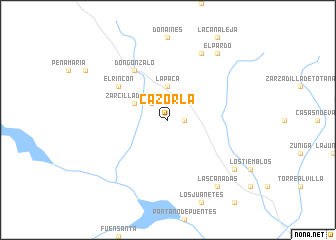 map of Cazorla