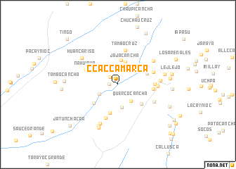 map of Ccaccamarca
