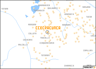 map of Ccecracunca