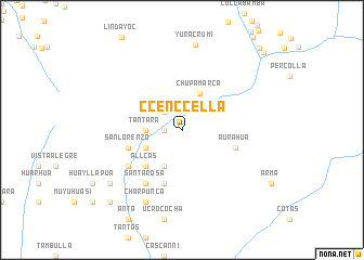 map of Ccenccella