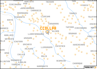 map of Ccollpa