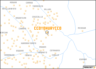 map of Ccoyohuaycco