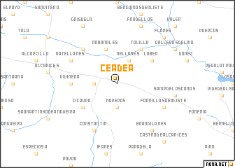 map of Ceadea