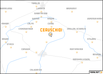 map of Ceauşchioi