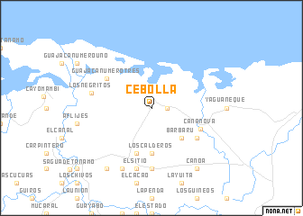 map of Cebolla