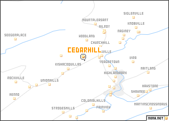 map of Cedar Hill