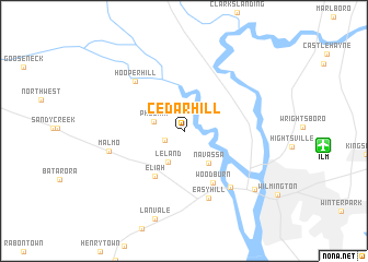 map of Cedar Hill