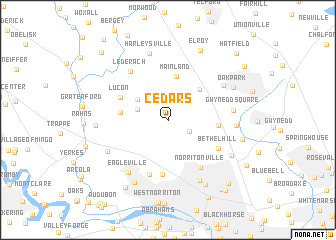 map of Cedars