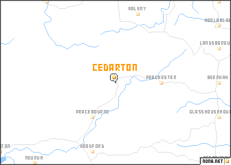 map of Cedarton