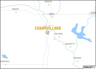 map of Cedar Village