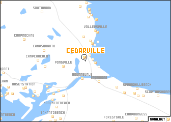 map of Cedarville