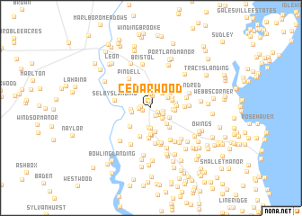 map of Cedarwood