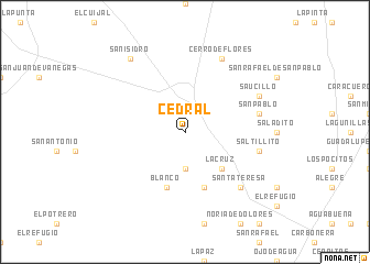 map of Cedral