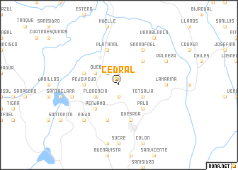 map of Cedral