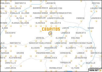 map of Cedritos