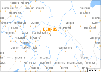 map of Cedros