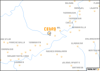 map of Cedro