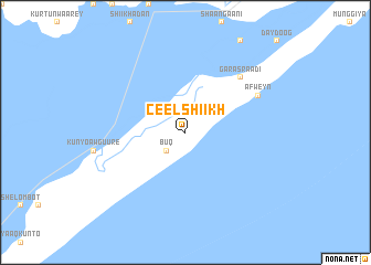 map of Ceel Shiikh