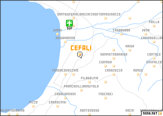 map of Cefalì