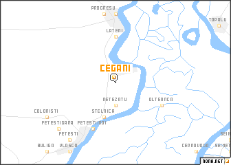 map of Cegani