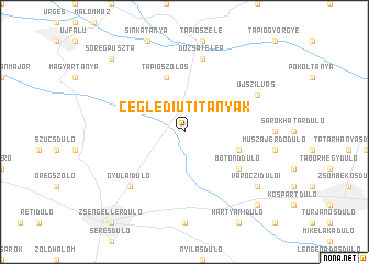 map of Ceglédi Úti Tanyák