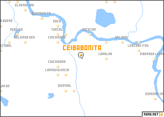 map of Ceiba Bonita