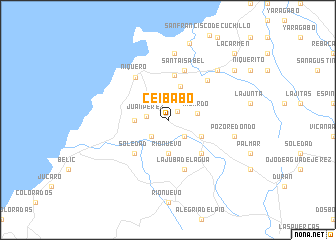 map of Ceibabo