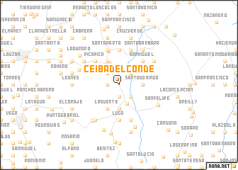 map of Ceiba del Conde