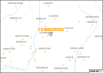 map of Ceiba Grande