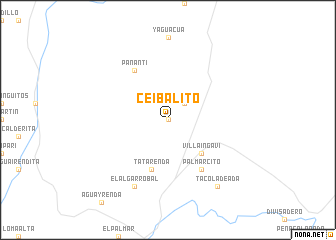 map of Ceibalito