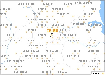 map of Ceiba